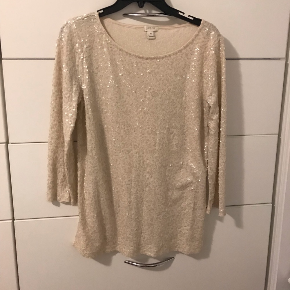 Jcrew Sequin top